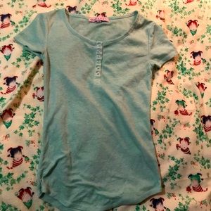 Macy’s mint geeen shirt!